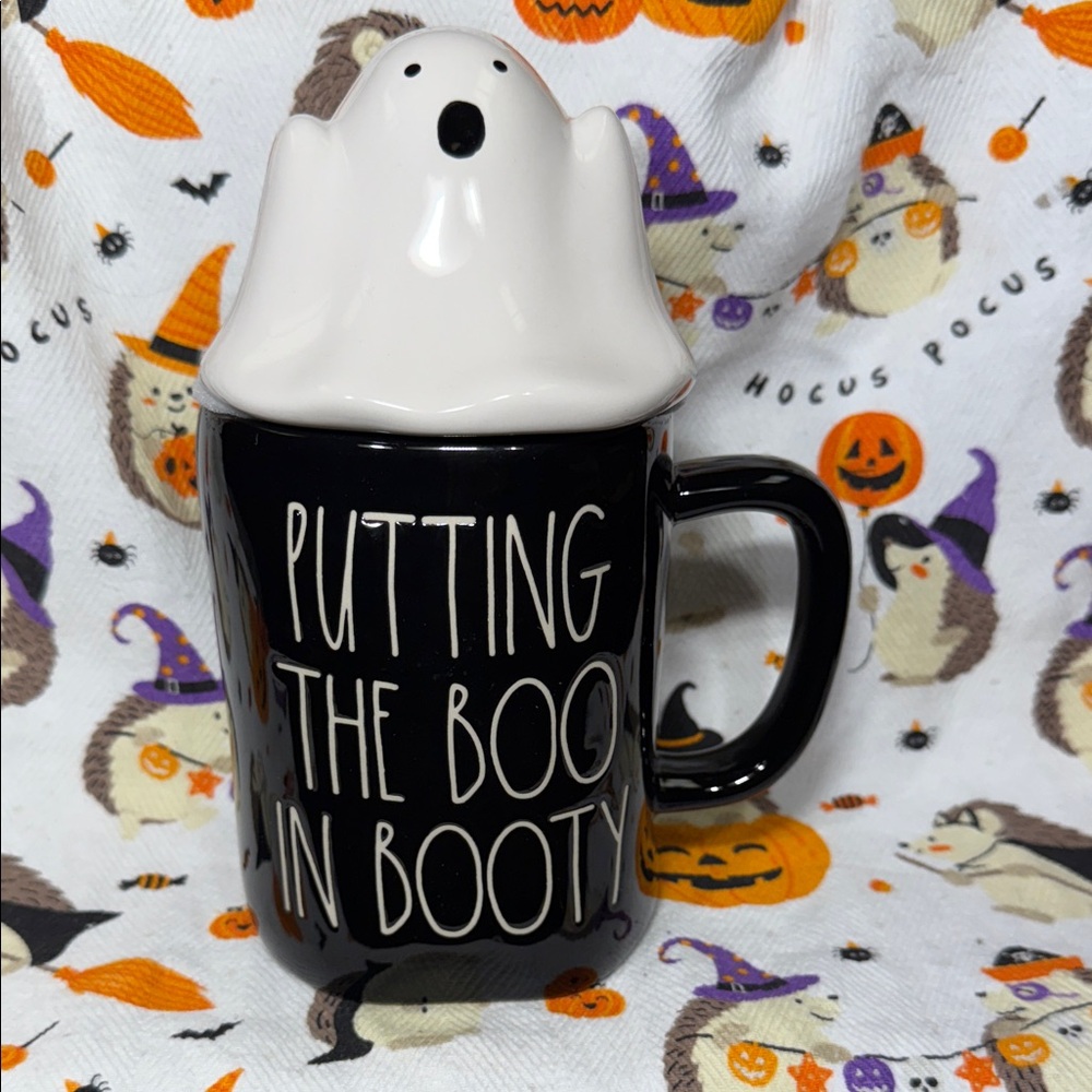 Rae Dunn Putting the Boo in Booty Halloween mug